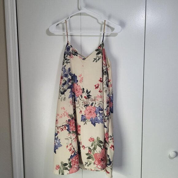 VESTIQUE Women's Small Strappy Flowy Floral Sundress Lined Whimsy Fairy Garden - Picture 2 of 10
